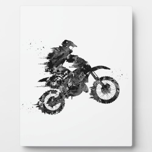 Motocross Dirt Bike Plaque