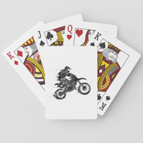 Motocross Dirt Bike Poker Cards