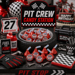 Motocross Dirt Bike Race Birthday Party Hershey®'s Kisses®