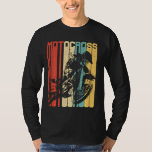 Motocross Dirt Bike Rider Retro Vintage Motorcycle T-Shirt