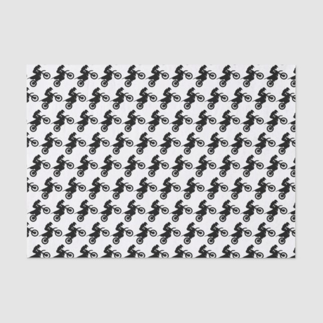 Motocross Dirt Bike Tissue Paper (Front)