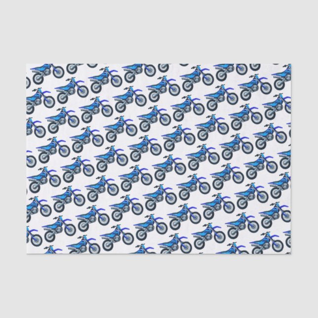 Motocross Dirt Bike Tissue Paper (Front)