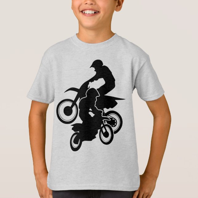 Motocross Dirt Bikes Off-road Motorcycle Racing T-Shirt (Front)