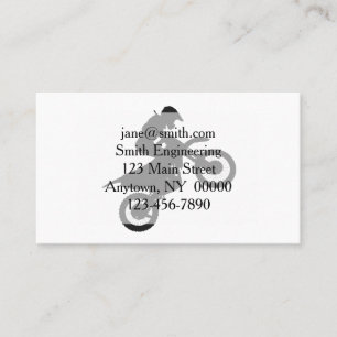Motocross driver - Choose background color Business Card