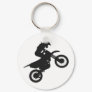 Motocross driver - Choose background color Keychain