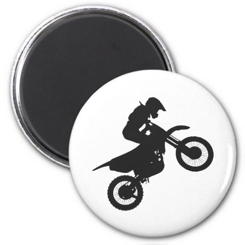 Motocross driver _ Choose background color Magnet