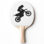 Motocross driver - Choose background color Ping Pong Paddle