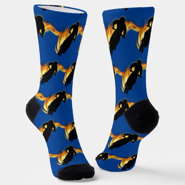 Motocross Extreme Biking Socks (Angled)