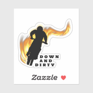 Motocross Extreme Biking Sticker