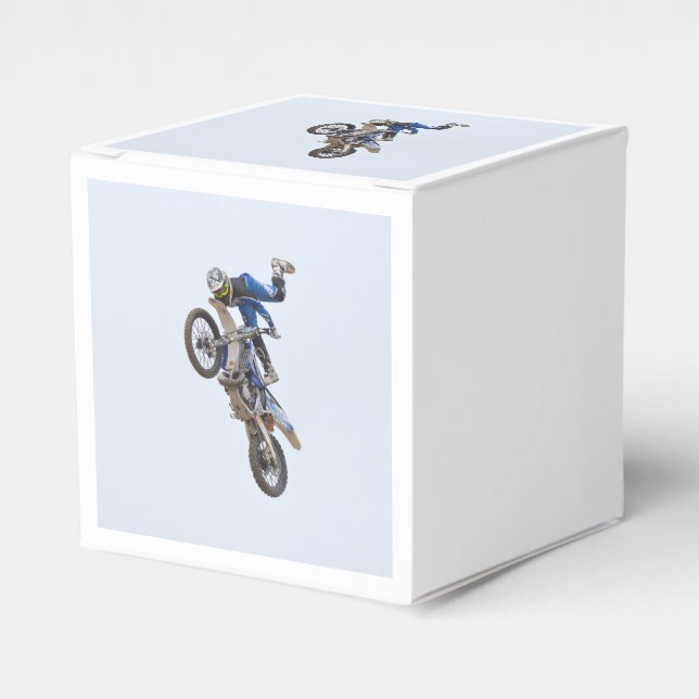 Motocross Extreme Tricks Favor Boxes (Front Side)