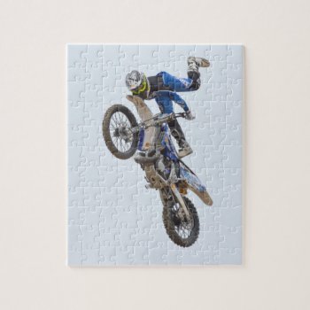 Motocross Extreme Tricks Jigsaw Puzzle by ExtremeMotocross at Zazzle