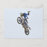 Motocross Extreme Tricks Postcard