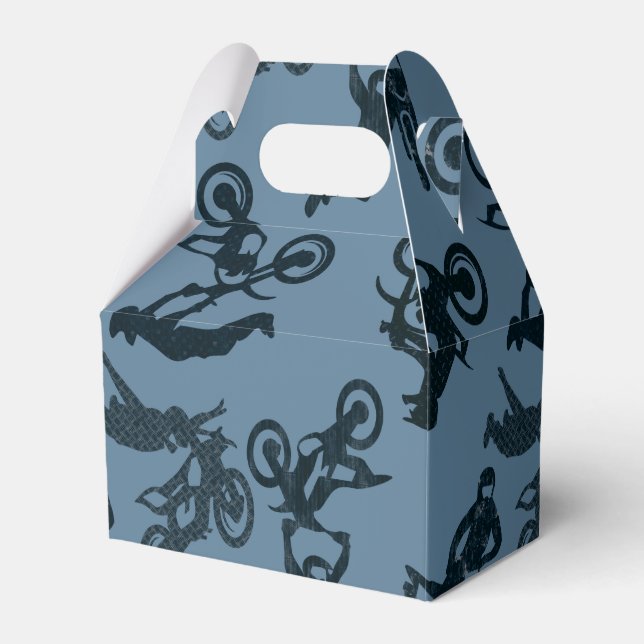 Motocross Favor Boxes (Front Side)
