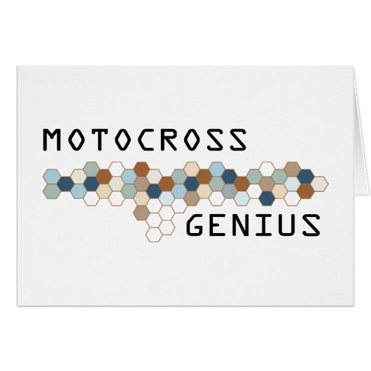Motocross Genius Cards (Front Horizontal)