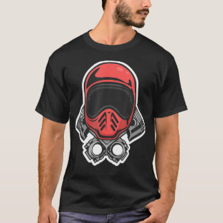 Motocross Helmet Gift Dirt Bike Rider Racing  T-Shirt