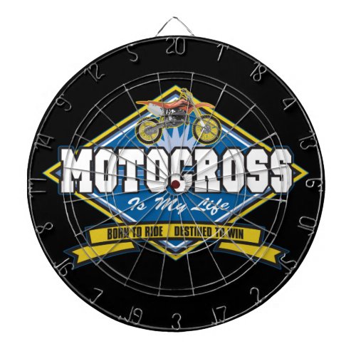 Motocross is My Life Dart Board