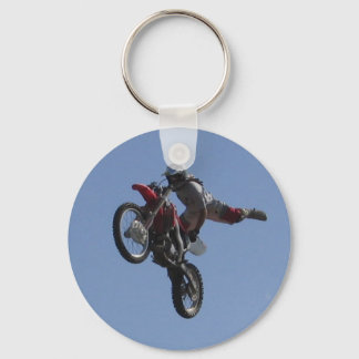 Motocross Jump Keychain