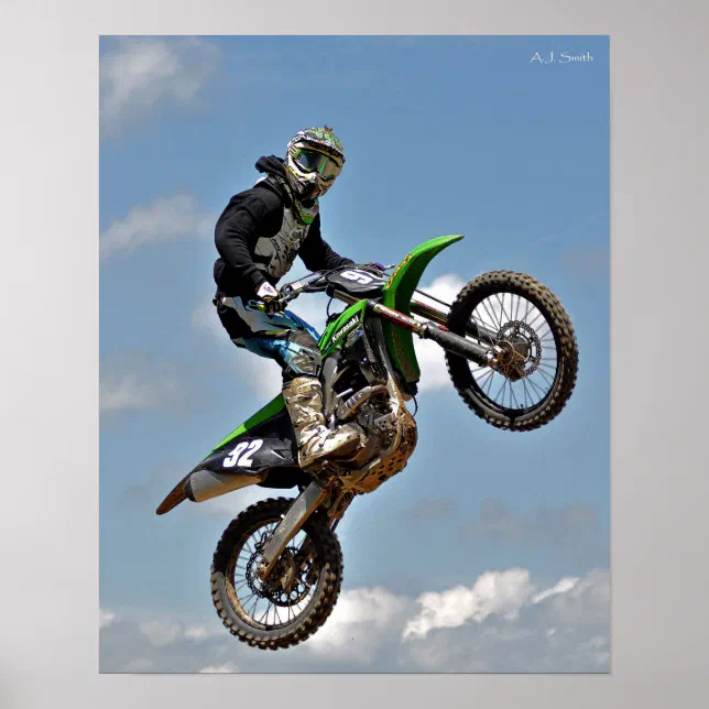 Motocross Jump Poster Zazzle