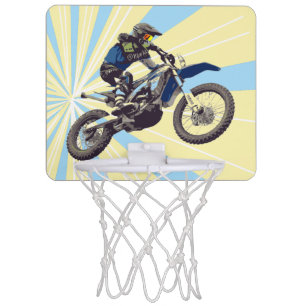 Motocross Mini Basketball Hoop