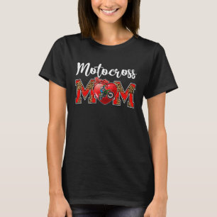 Motocross Mom Leopard Game Day Mom Life Mother s D T-Shirt