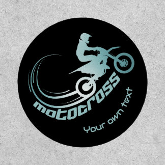 Motocross moto cross dirtbike iron on  patch