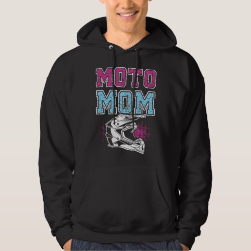 Motocross Moto Mom MX Dirtbike Hoodie