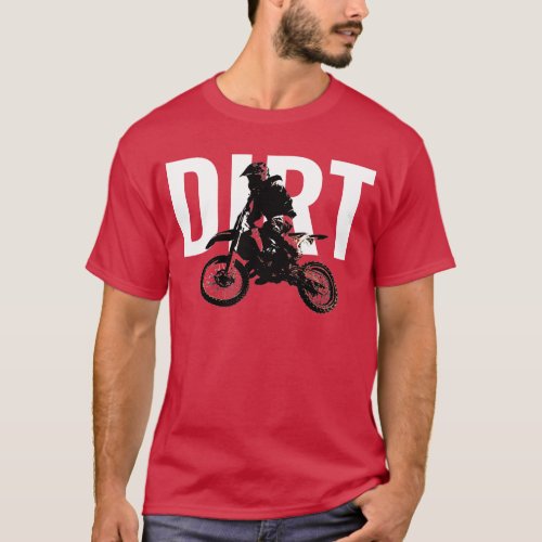 Motocross Motorcycle Sport Pop Art Dirt T_Shirt