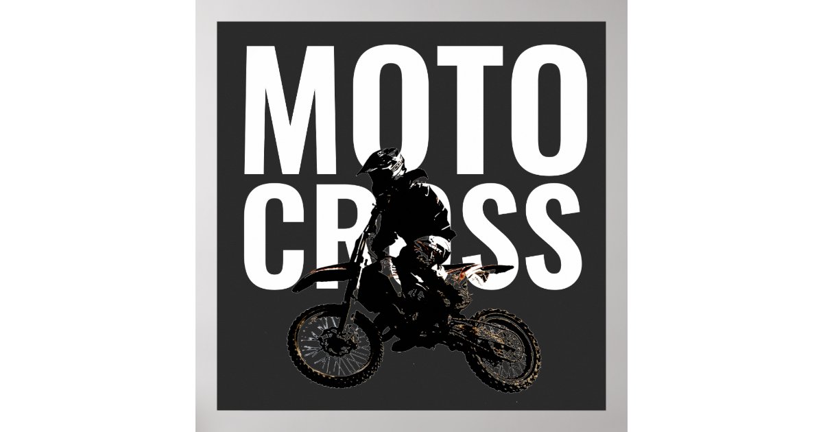 Art Poster Motocross sport