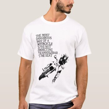 Motocross Nut Dirt Bike Funny T-shirt Humor by allanGEE at Zazzle
