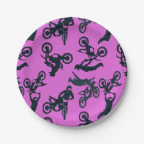 Motocross Paper Plates