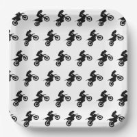 Motocross Paper Plates, Dirt Bike Party