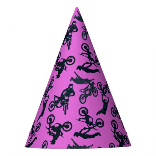 Motocross  party hat