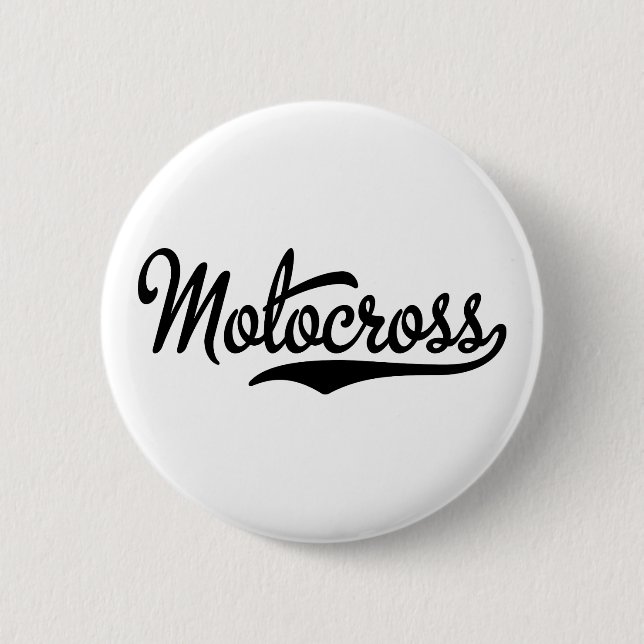motocross pinback button (Front)