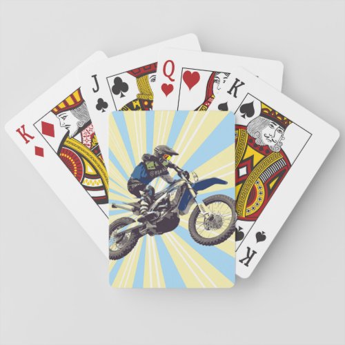 Motocross Poker Cards