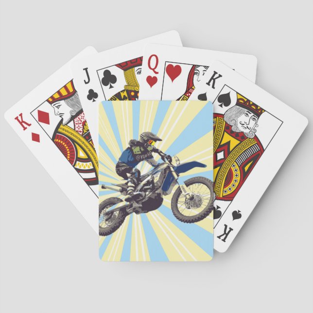 Motocross Poker Cards (Back)
