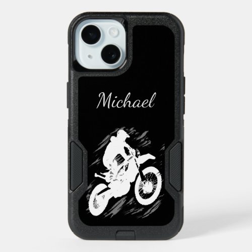 Motocross Quote Sport Motorcycle Racing  Customize iPhone 15 Case