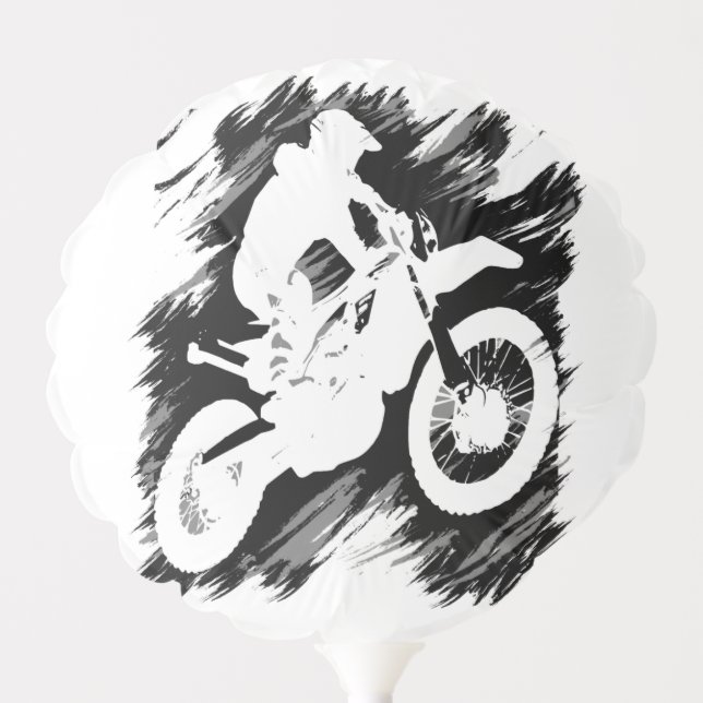 Motocross Quote Sport Motorcycle Racing Flask Balloon (Front)
