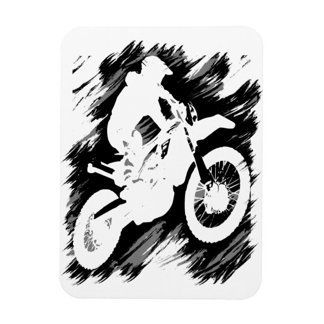 Motocross Quote Sport Motorcycle Racing Magnet (Vertical)
