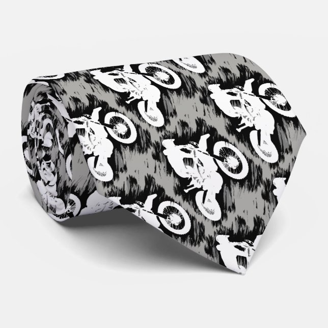 Motocross Quote Sport Motorcycle Racing Neck Tie (Rolled)
