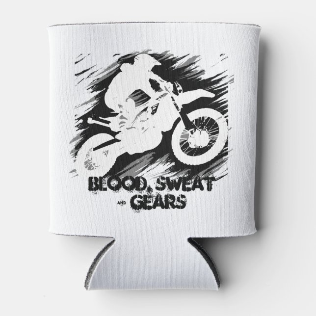 Motocross Quote Sport Motorcycle Racing Quote Can Cooler (Front)