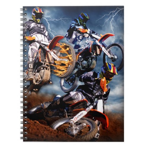 Motocross racing notebook