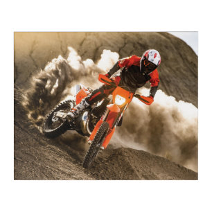 Motocross Rider Acrylic Print