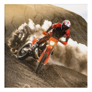 Motocross Rider Acrylic Print