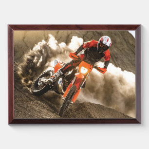 Motocross Rider Award Plaque