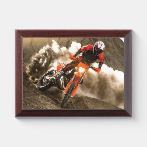 Motocross Rider Award Plaque