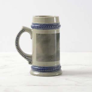 Motocross rider beer stein