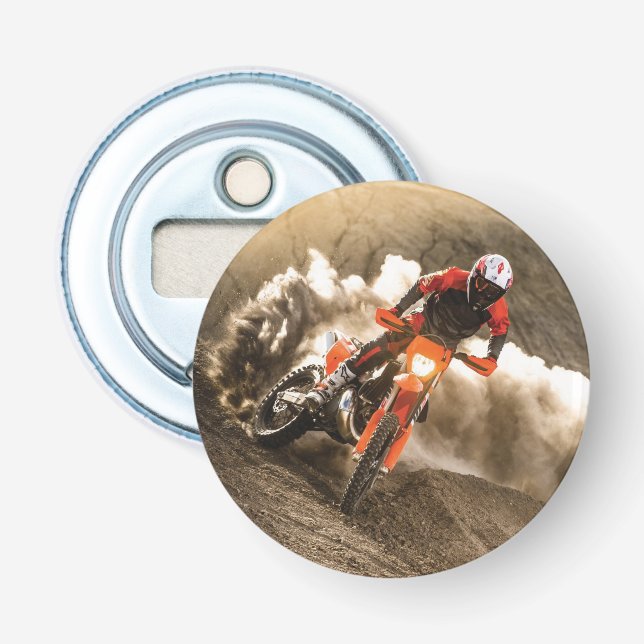 Motocross Rider Bottle Opener (Front)