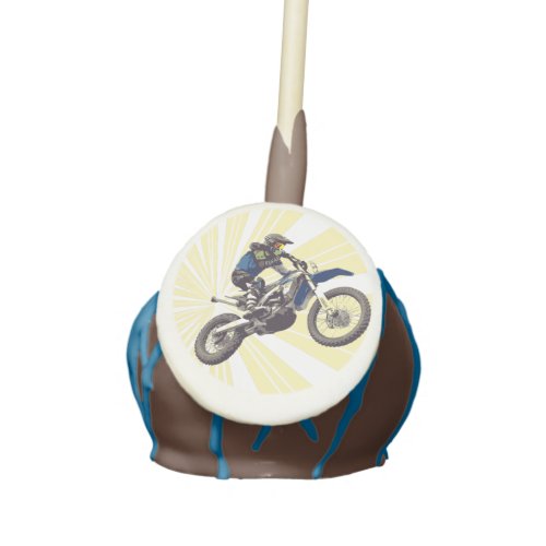 Motocross Rider Cake Pops