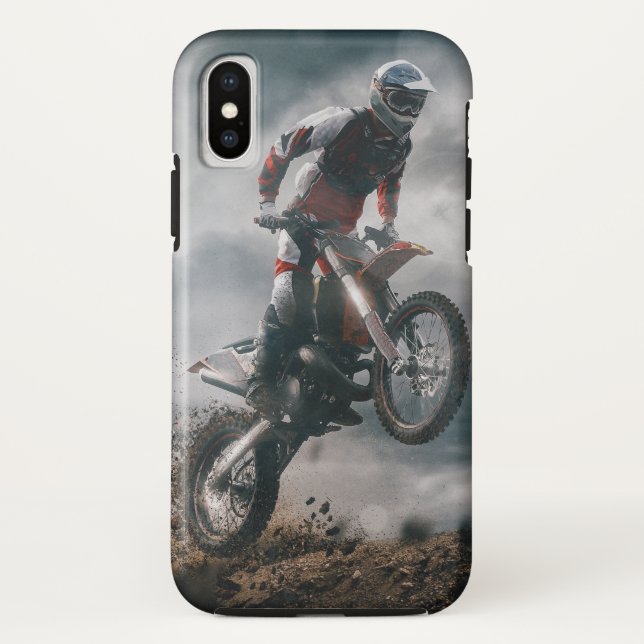 Motocross Rider Case-Mate iPhone Case (Back)