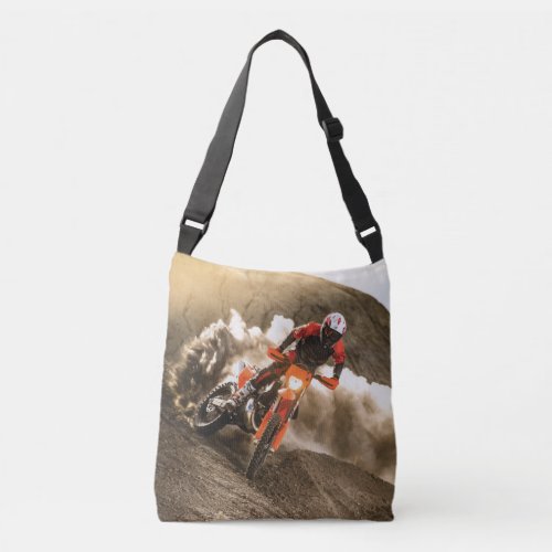 Motocross Rider Crossbody Bag